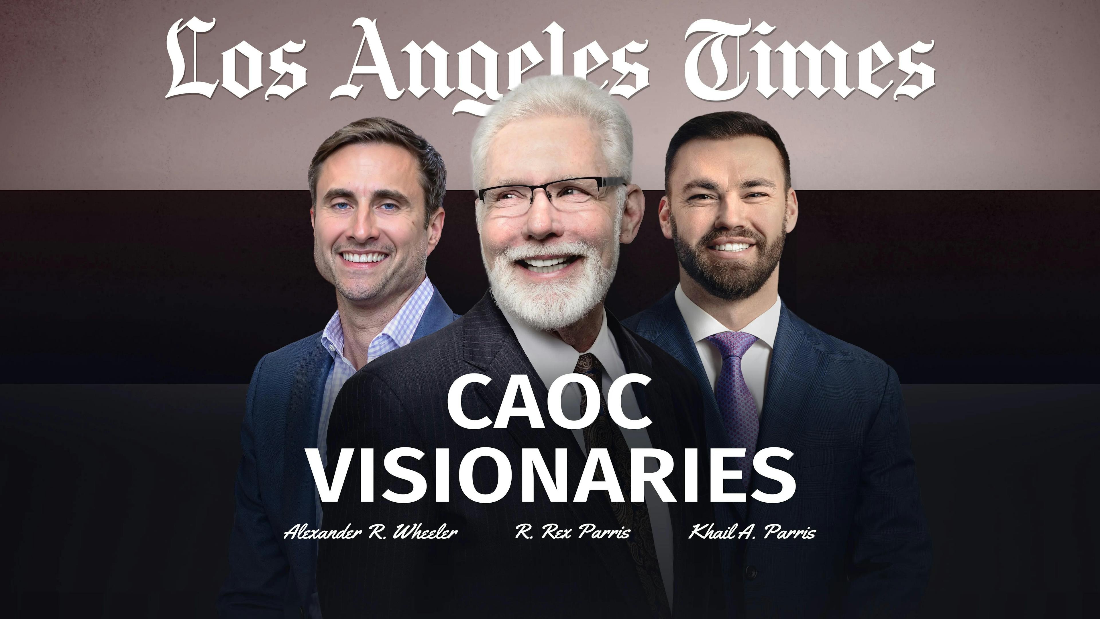 Image related to PARRIS Law Firm Partners Honored as Visionaries by LA Times 2024 Consumer Attorneys of Southern California Magazine