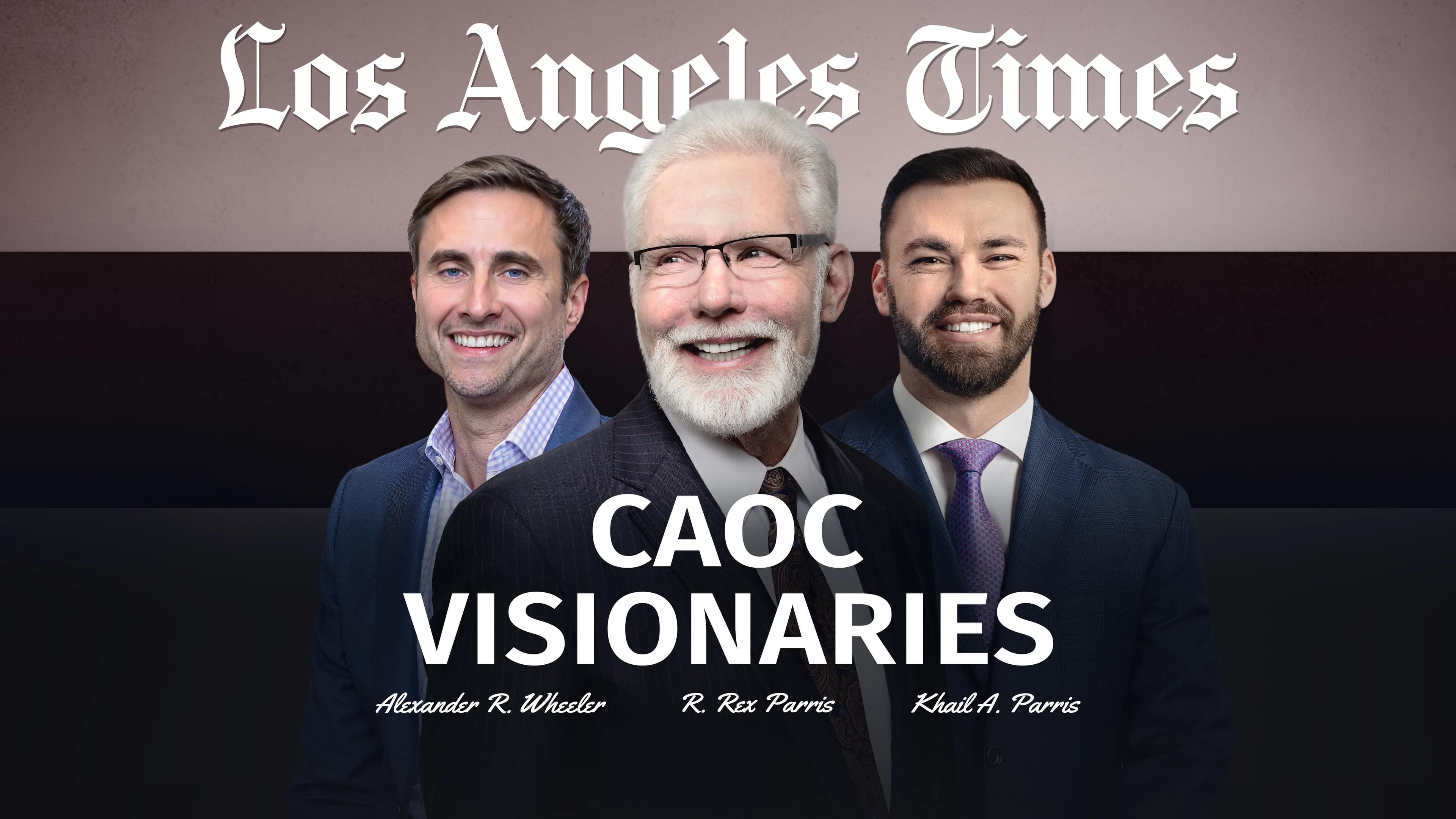 Image related to PARRIS Law Firm Partners Honored as Visionaries by LA Times 2024 Consumer Attorneys of Southern California Magazine